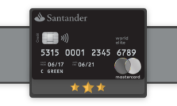 Tarjeta de crédito Santander World Elite